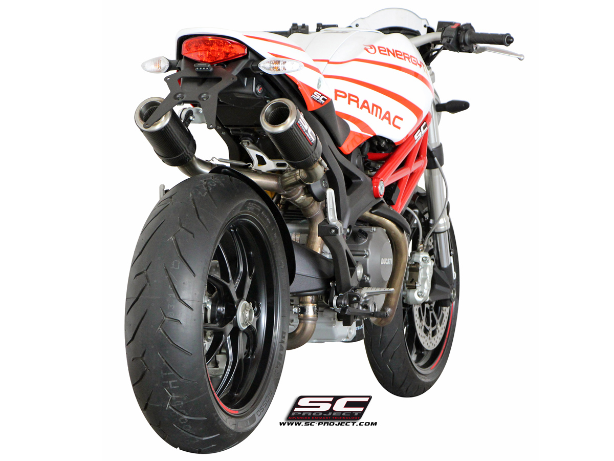 SC Project Ducati Monster 696 796 1100 GP Evo Slip On Exhaust